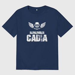 Мужская футболка оверсайз Remember Cadia - Warhammer