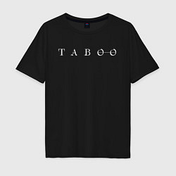 Футболка оверсайз мужская Taboo, цвет: черный