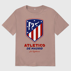 Футболка оверсайз мужская Atlecito de Madrid, цвет: пыльно-розовый