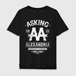 Мужская футболка оверсайз Asking Alexandria: England