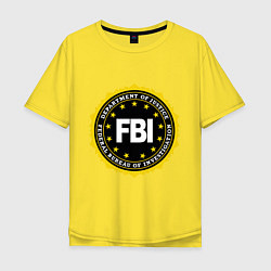 Мужская футболка оверсайз FBI Departament