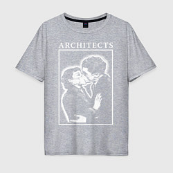 Футболка оверсайз мужская Architects: Love, цвет: меланж