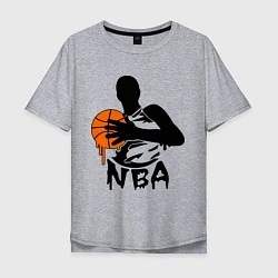 Мужская футболка оверсайз NBA
