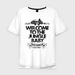 Мужская футболка оверсайз Welcome to the Jungle