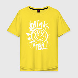 Мужская футболка оверсайз Blink-182: Smile