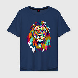 Мужская футболка оверсайз Lion Art