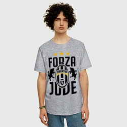 Футболка оверсайз мужская Forza Juve, цвет: меланж — фото 2