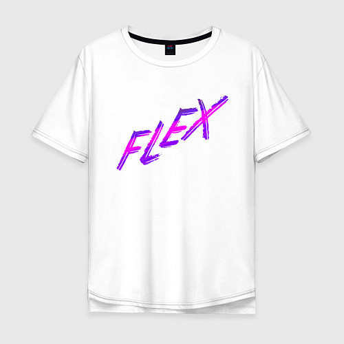 Мужская футболка оверсайз Flex / Белый – фото 1