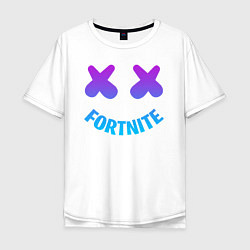 Футболка оверсайз мужская FORTNITE x MARSHMELLO, цвет: белый