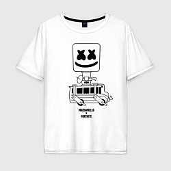 Мужская футболка оверсайз Marshmello X