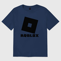 Футболка оверсайз мужская ROBLOX, цвет: тёмно-синий