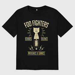 Футболка оверсайз мужская Foo Fighters: Patience & Grace, цвет: черный