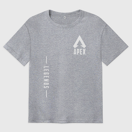 Мужская футболка оверсайз Apex Legends Gamer / Меланж – фото 1
