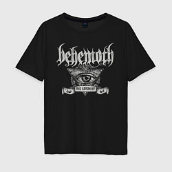 Футболка оверсайз мужская Behemoth: The Satanist, цвет: черный