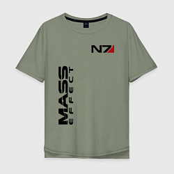 Мужская футболка оверсайз MASS EFFECT N7
