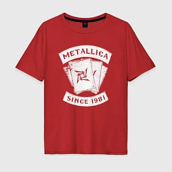 Мужская футболка оверсайз Metallica Since 1981