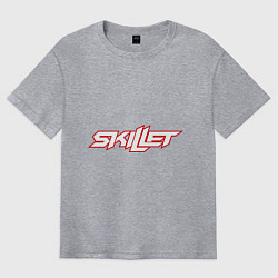Футболка оверсайз мужская Skillet, цвет: меланж