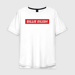 Мужская футболка оверсайз Supreme: Billie Eilish