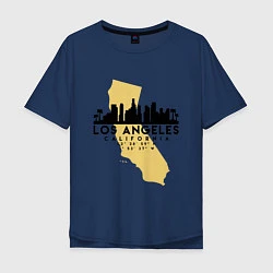 Мужская футболка оверсайз Лос-Анджелес - США