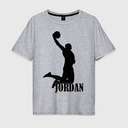 Футболка оверсайз мужская Jordan Basketball, цвет: меланж