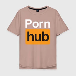 Мужская футболка оверсайз PornHub