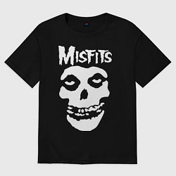 Футболка оверсайз мужская Misfits, цвет: черный