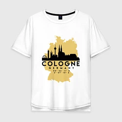 Мужская футболка оверсайз Cologne