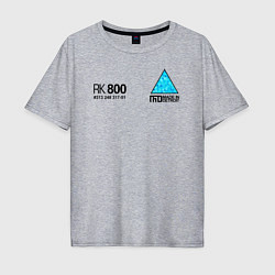 Футболка оверсайз мужская RK800 CONNOR, цвет: меланж