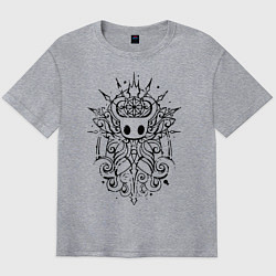 Футболка оверсайз мужская Hollow Knight, цвет: меланж