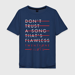 Мужская футболка оверсайз 21 Pilots: Don't Trust