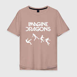 Мужская футболка оверсайз IMAGINE DRAGONS