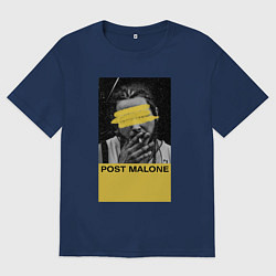 Мужская футболка оверсайз Post Malone