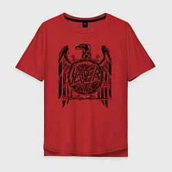 Мужская футболка оверсайз Slayer логотип