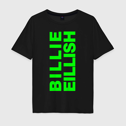 Мужская футболка оверсайз Billie Eilish / Черный – фото 1