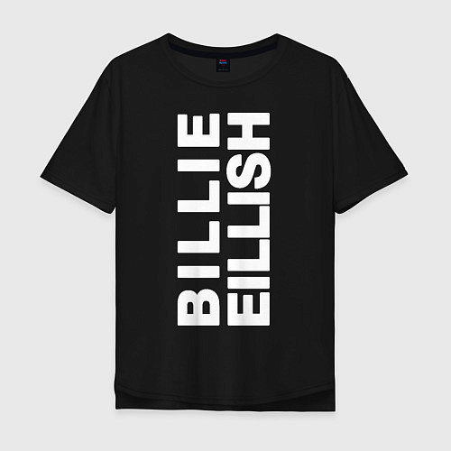 Мужская футболка оверсайз Billie Eilish / Черный – фото 1