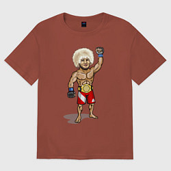 Мужская футболка оверсайз Хабиб Нурмагомедов