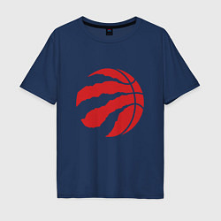 Мужская футболка оверсайз Toronto Raptors