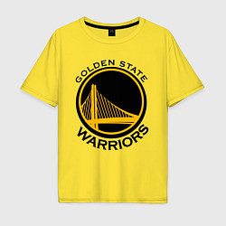 Футболка оверсайз мужская GOLDEN STATE WARRIORS, цвет: желтый