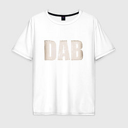 Футболка оверсайз мужская DAB, цвет: белый