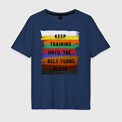Мужская футболка оверсайз Karate belt