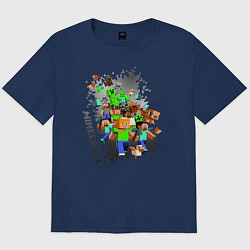 Мужская футболка оверсайз Minecraft