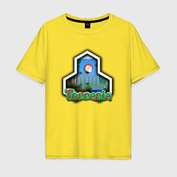 Футболка оверсайз мужская Terraria, цвет: желтый