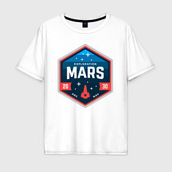 Мужская футболка оверсайз MARS NASA