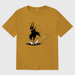 Футболка оверсайз мужская Hollow Knight, цвет: горчичный