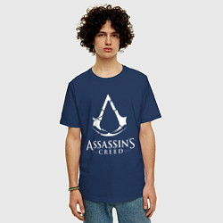 Футболка оверсайз мужская Assassin’s Creed, цвет: тёмно-синий — фото 2