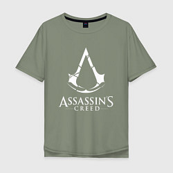 Футболка оверсайз мужская Assassin’s Creed, цвет: авокадо