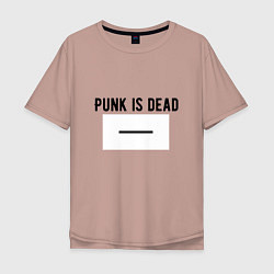 Мужская футболка оверсайз Punk is dead