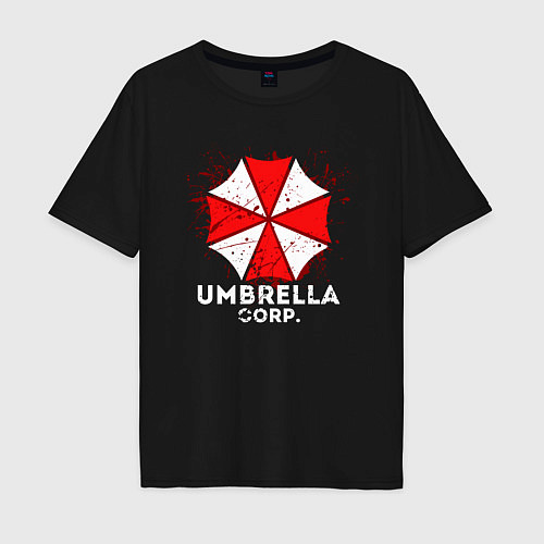 Мужская футболка оверсайз UMBRELLA CORP / Черный – фото 1