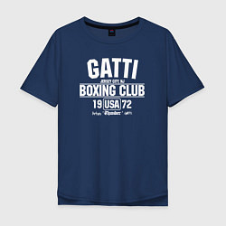 Футболка оверсайз мужская Gatti Boxing Club, цвет: тёмно-синий