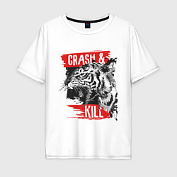 Мужская футболка оверсайз Crash & Kill